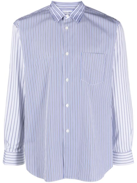 Comme Des Garcons Shirt striped-pattern cotton shirt Men