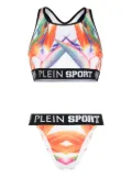 Plein Sport Flowers bikini set - White