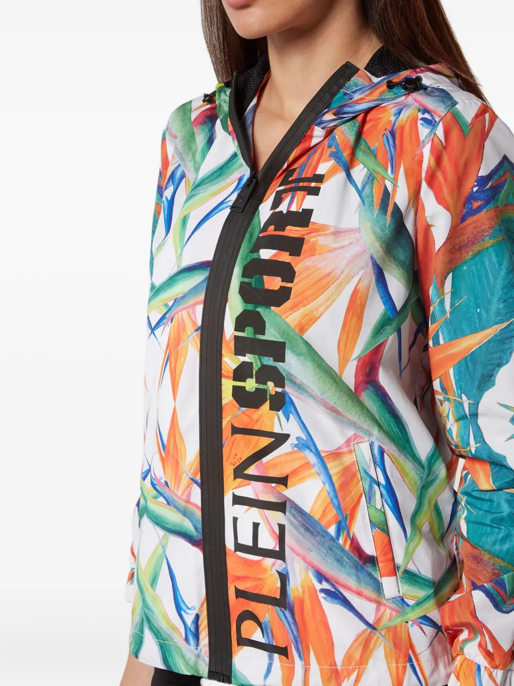 Plein Sport Jack met bloemenprint Wit