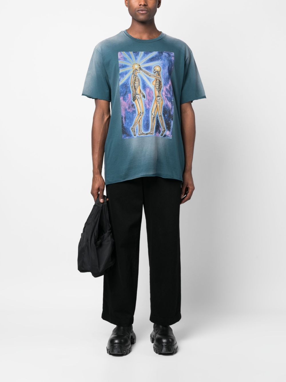 Alchemist T-shirt met print - Blauw