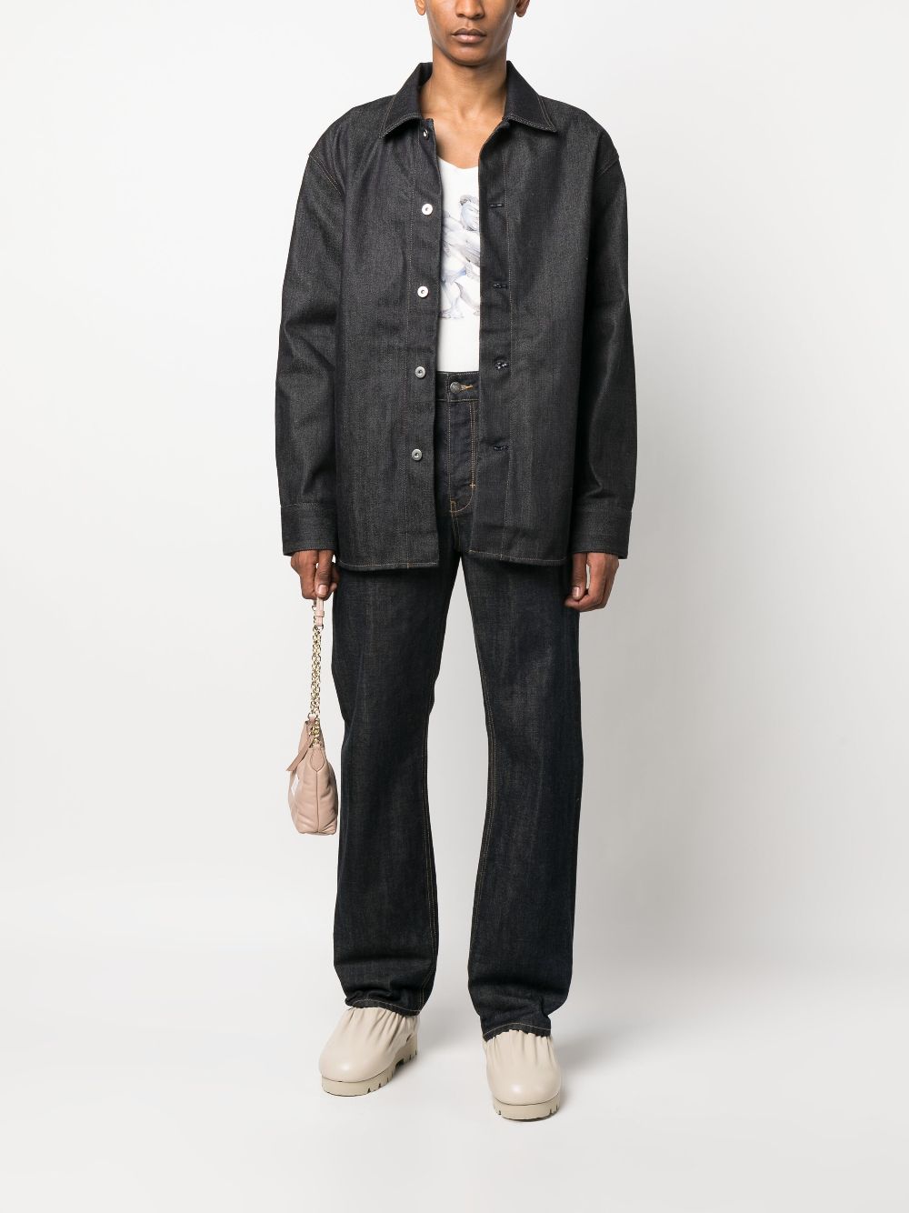 Jil Sander long-sleeved Denim Shirt - Farfetch