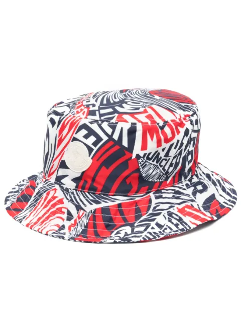 Moncler logo-print bucket hat