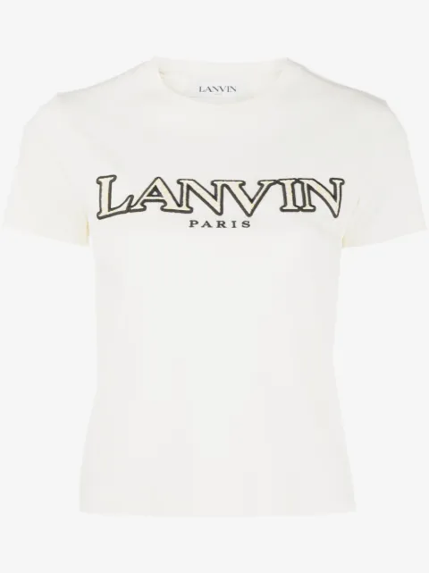 Lanvin logo-patch T-shirt