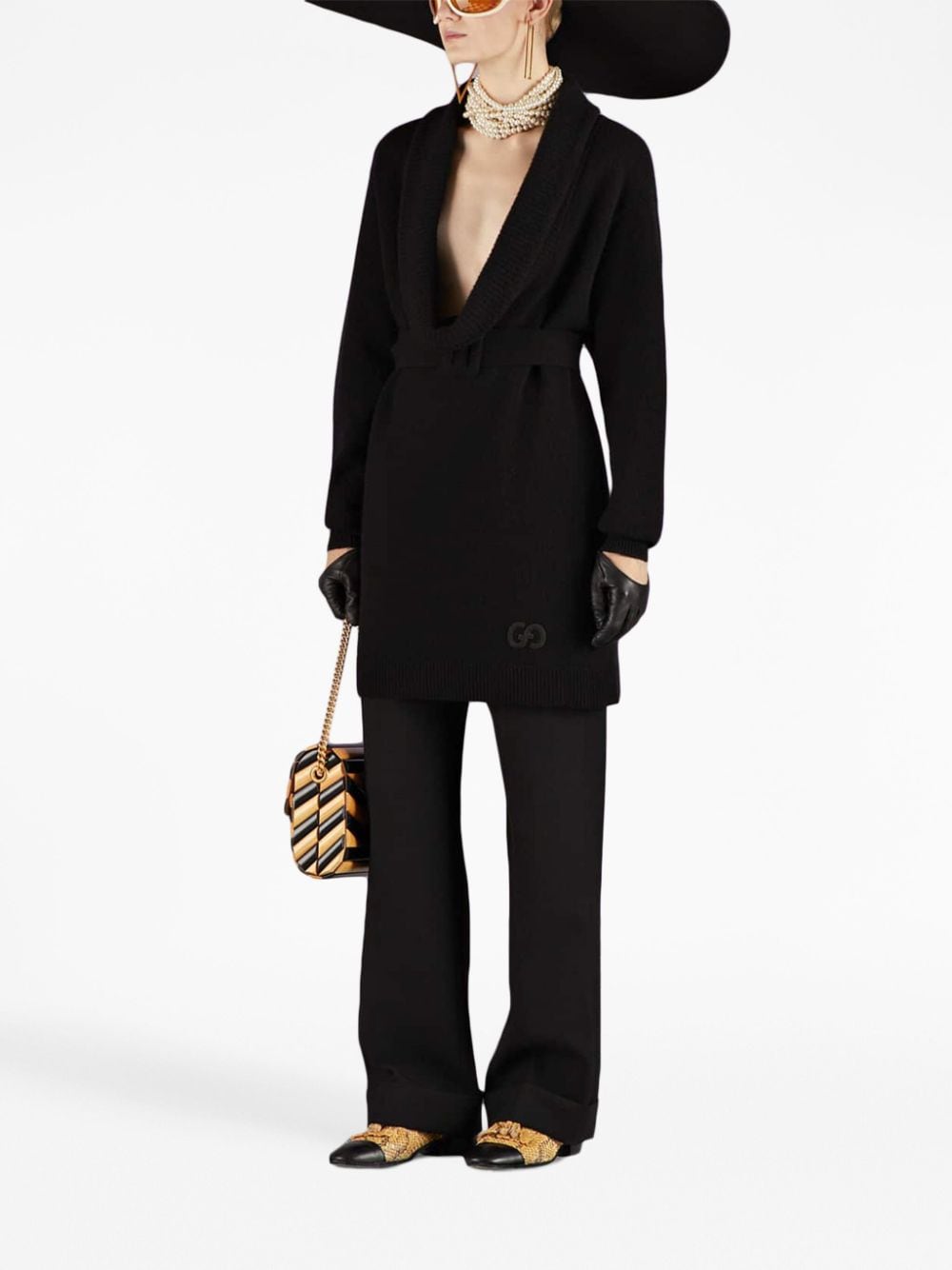 Gucci cowl-neck Knitted Dress - Farfetch