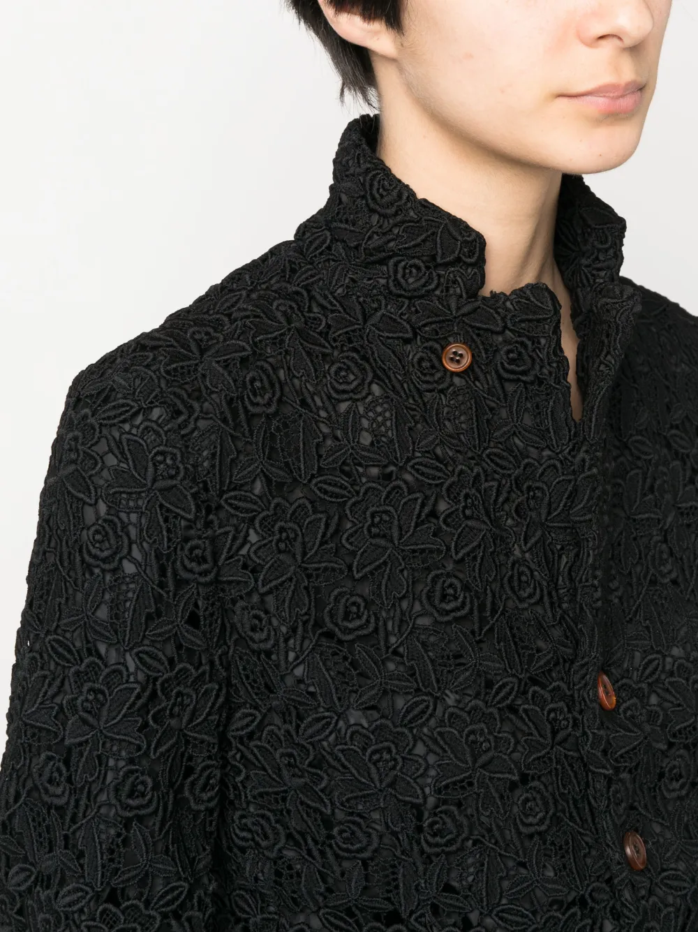 Comme Des Garçons Bourdon Long-sleeved Blazer In Schwarz