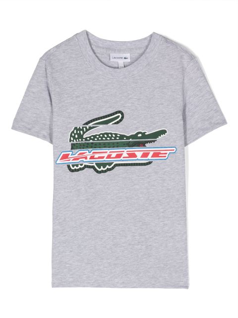 Lacoste Kids - graphic-print short-sleeved T-shirt