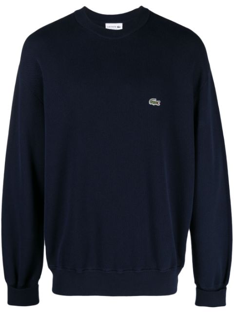 Lacoste - embroidered-logo cotton sweatshirt