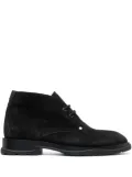 Alexander McQueen lace-up suede boots - Black