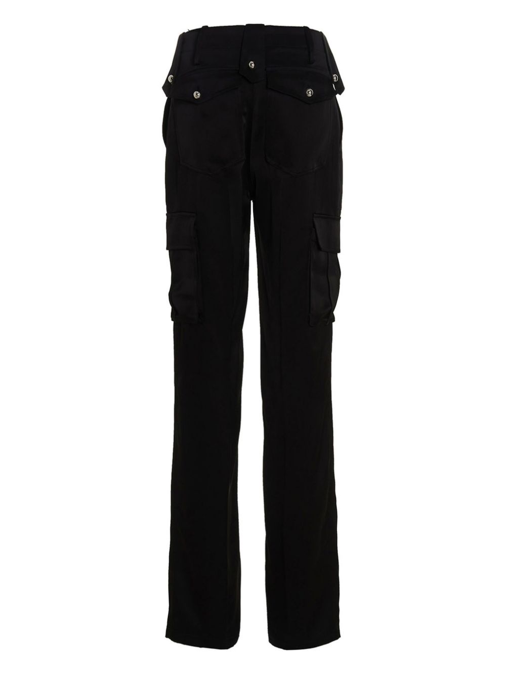 David Koma slim cargo trousers - Zwart