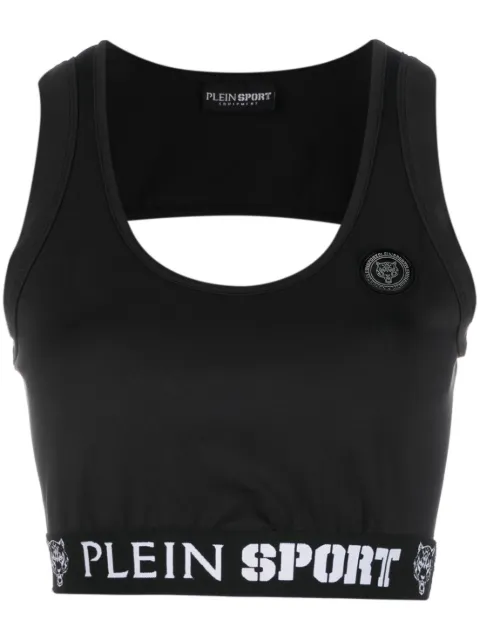 Plein Sport camiseta con placa del logo