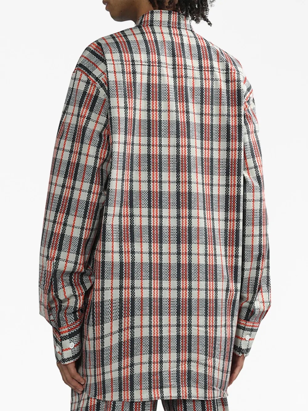 VETEMENTS Geruit overhemd Zwart