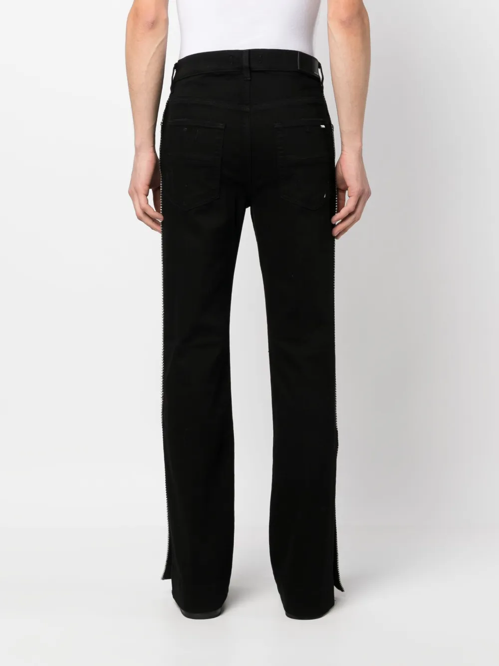 Amiri Klassische Straight-leg-jeans In Black