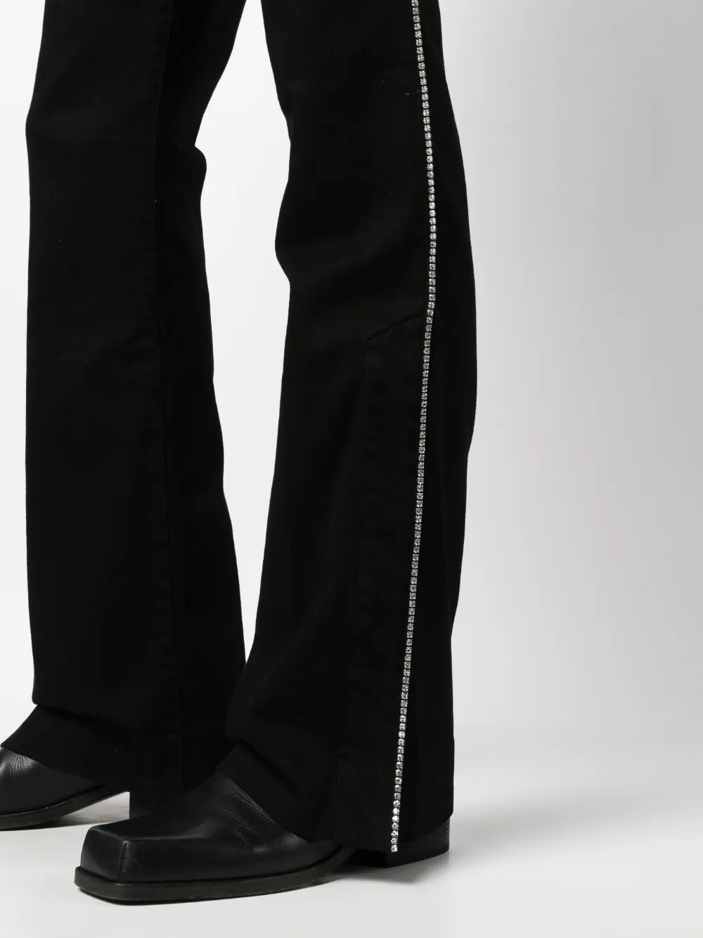 Amiri Klassische Straight-leg-jeans In Black