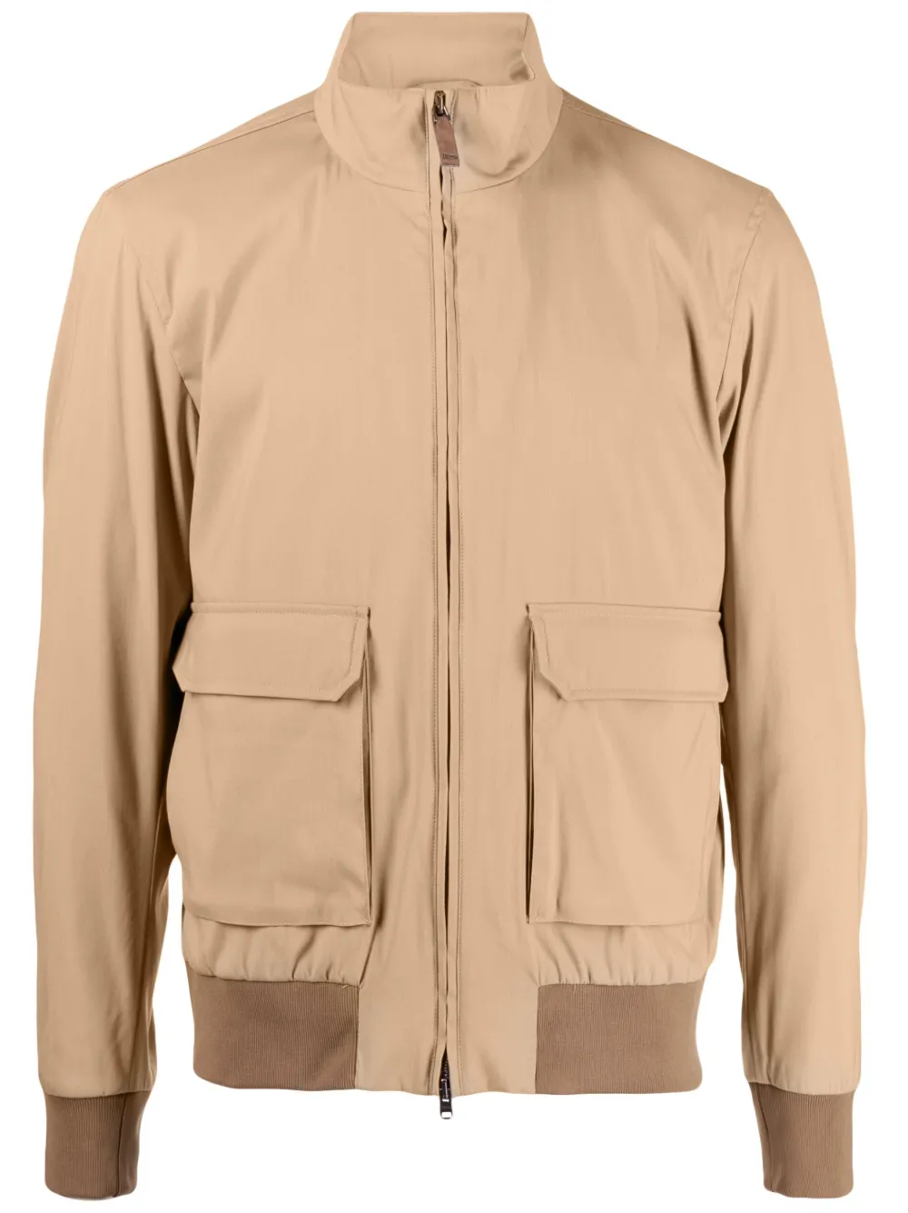 zip-up bomber jacket