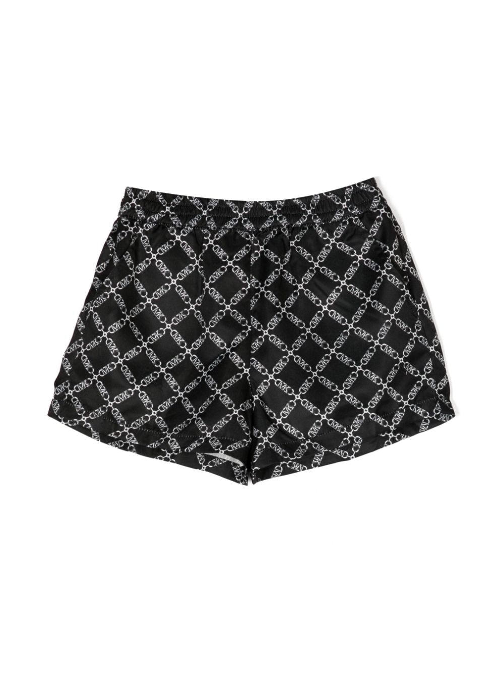 Michael Kors Kids monogram-pattern shorts - Black