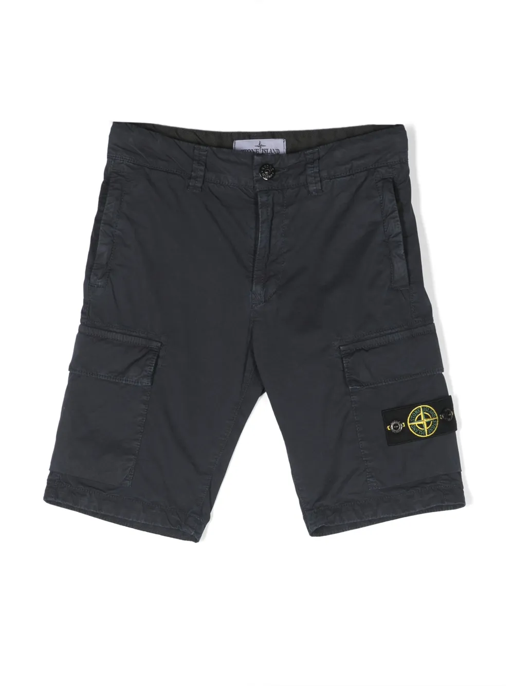 Stone Island Junior Side logo-patch Cargo Shorts - Farfetch