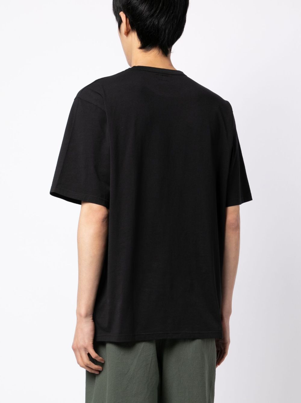 Shop Agnès B. Photograph-print Cotton T-shirt In Black