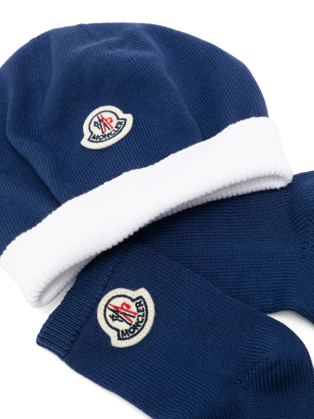monclerenfant Moncler Enfant Katoenen muts en sokken - Blauw