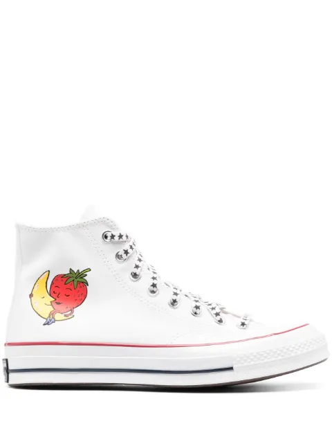 Sky High Farm logo-print lace-up sneakers