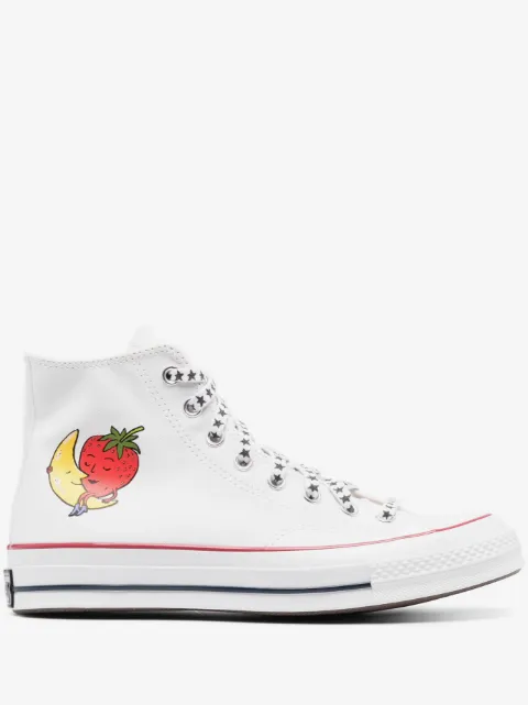 Sky High Farm logo-print lace-up sneakers
