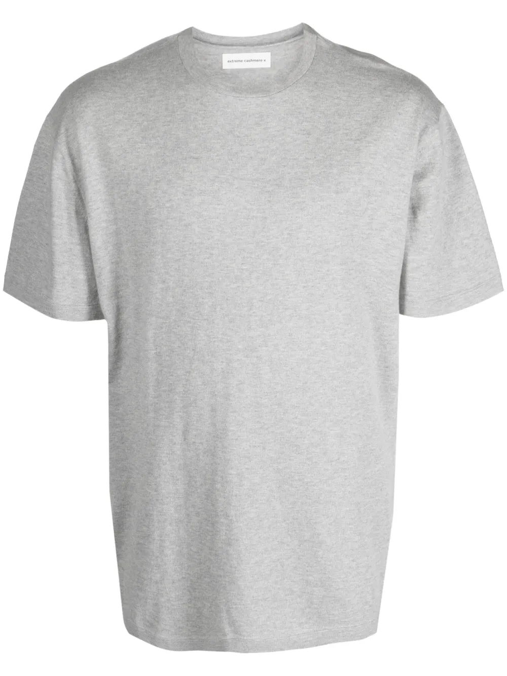 extreme cashmere Nº269 Rik cotton-cashmere T-shirt - Grey