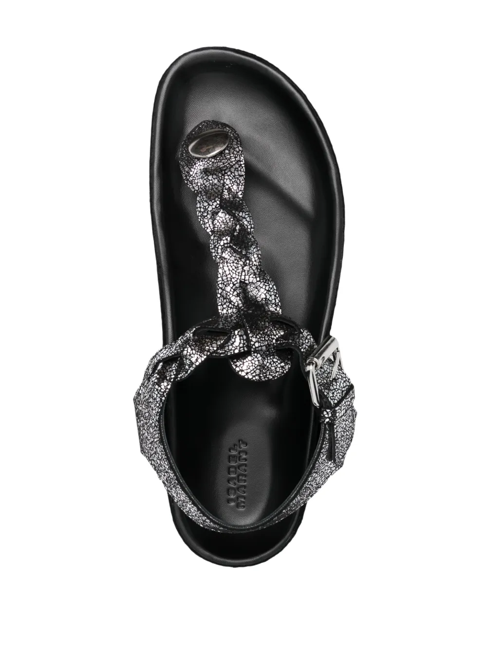 Rep ISABEL MARANT metallic-strap leather sandals Women