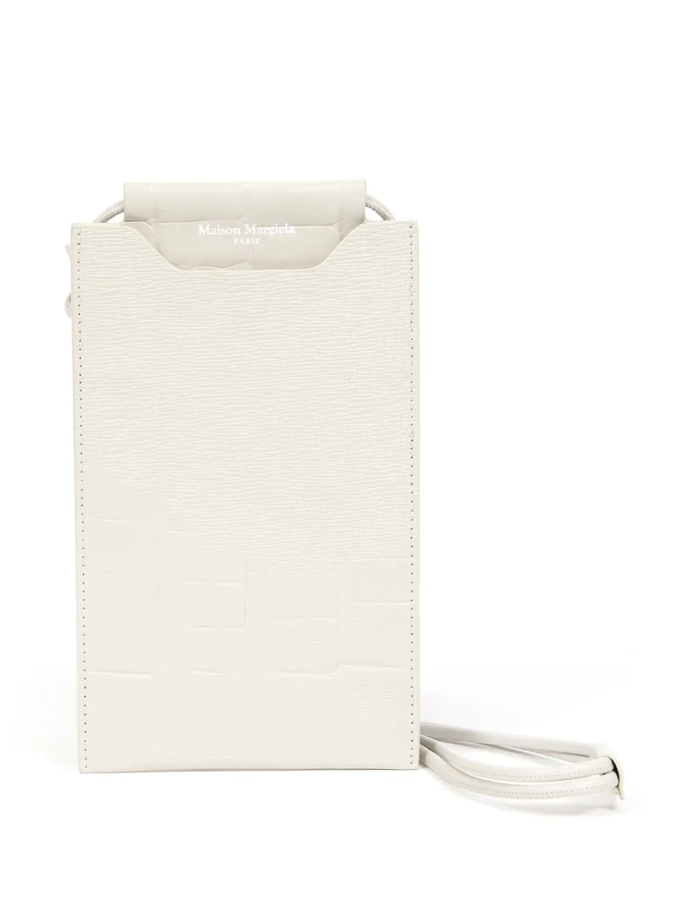 Maison Margiela mixed-textured Leather Phone Case - Farfetch