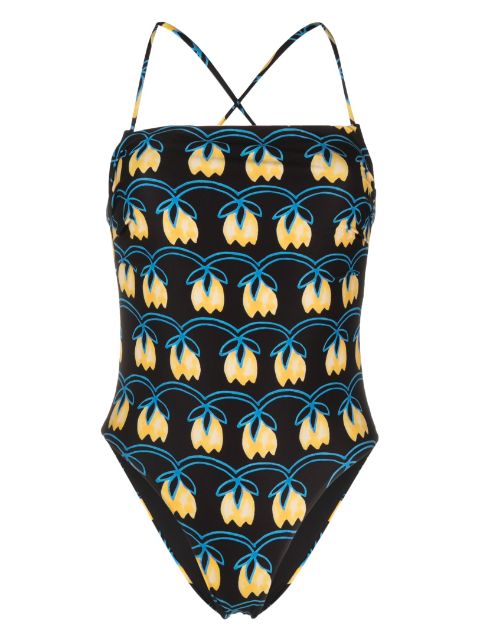 Bimba y Lola - tulip-print swimsuit