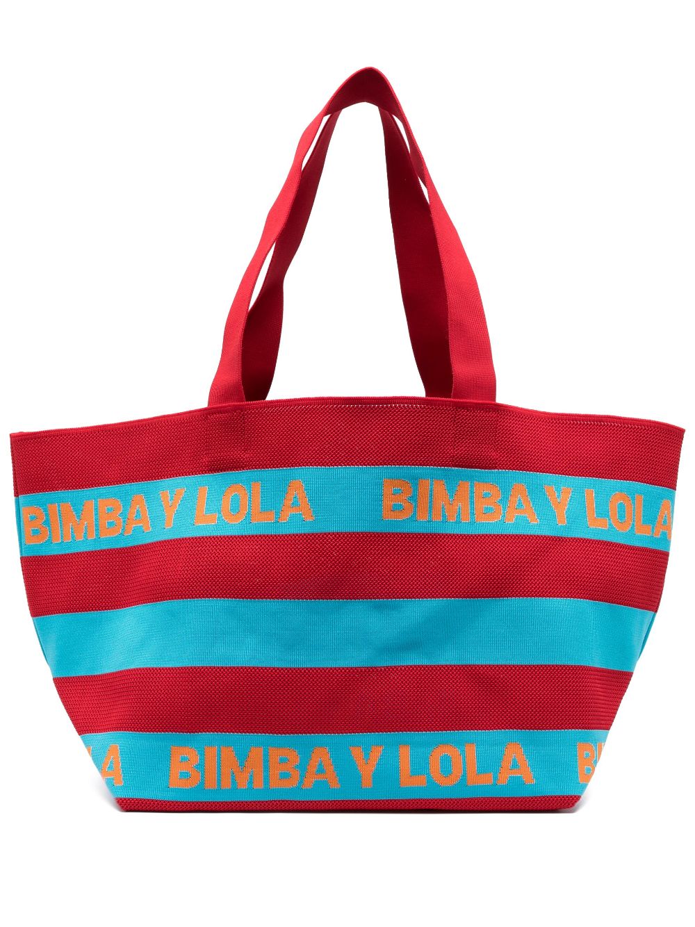 Bimba y Lola Large Striped Tote Bag - Farfetch