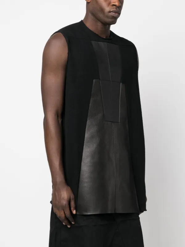 Rick Owens パネル タンクトップ | ブラック | FARFETCH JP