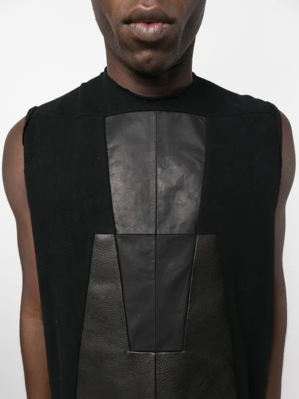 Rick Owens パネル タンクトップ | ブラック | FARFETCH JP