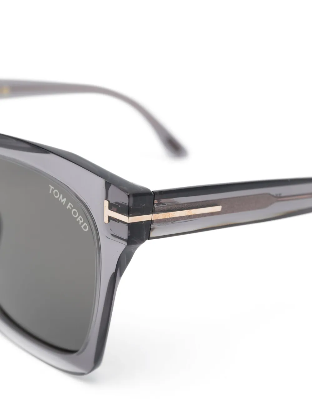 TOM FORD Eyewear Zonnebril met vierkant montuur Grijs