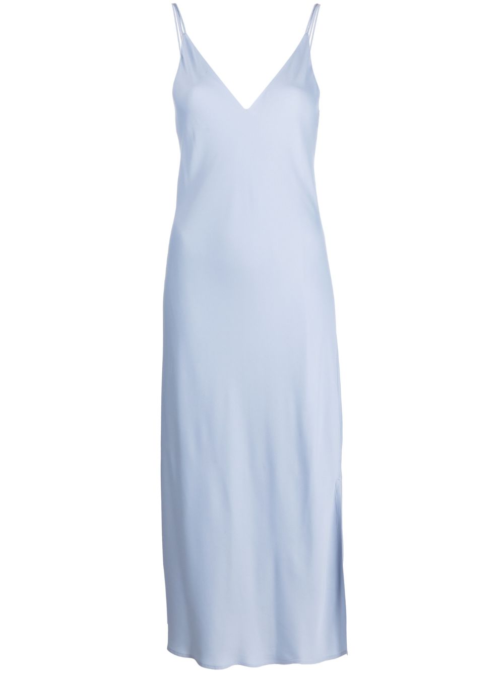 Calvin Klein V-neck midi dress - Blue