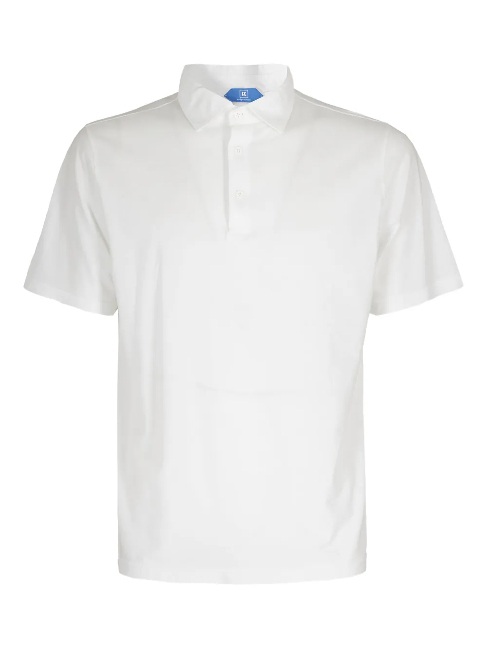 Kired Buttoned Polo Shirt In White