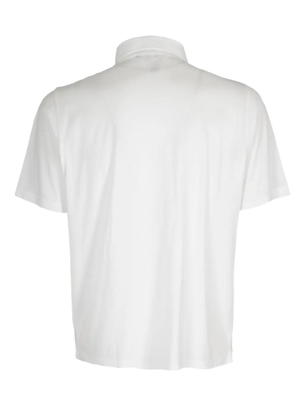 Kired Buttoned Polo Shirt In White