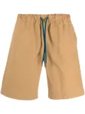 PS Paul Smith logo-patch organic-cotton deck shorts - Neutrals