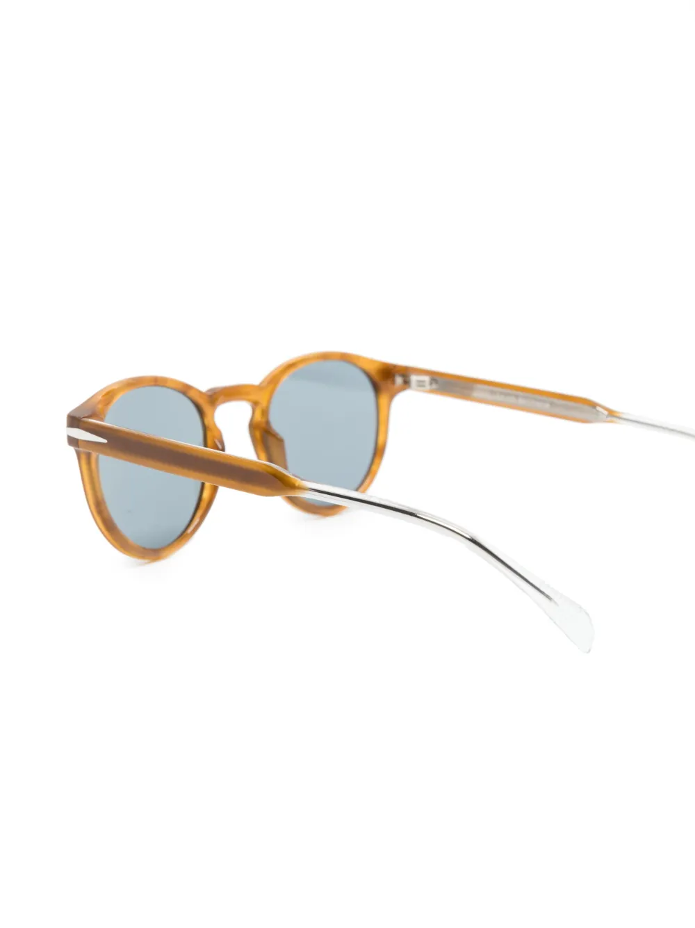 Eyewear by David Beckham Zonnebril met rond montuur Bruin