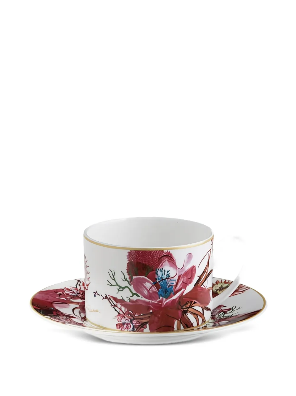 Roberto Cavalli Home floral-print teacup set | أدوات مائدة | Image 2