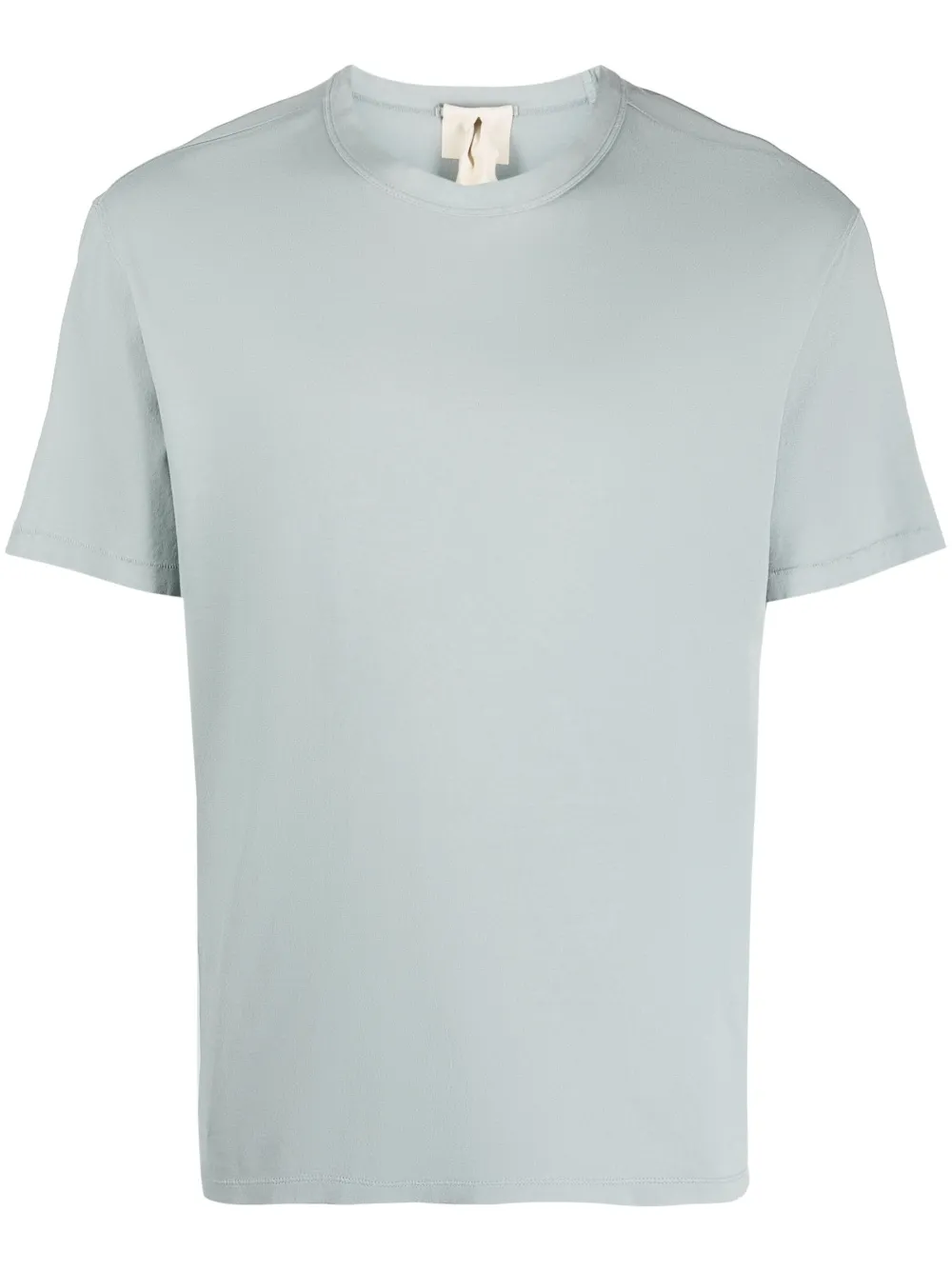 Ten C Rear Logo-patch Detail T-shirt In Grey