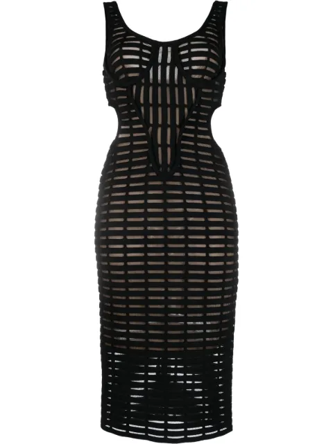 Genny vestido midi Iconic con aberturas