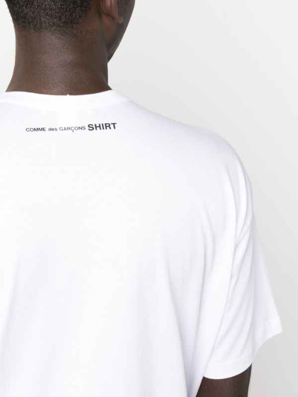 Comme Des Garçons Shirt Rear logo-print T-shirt - Farfetch