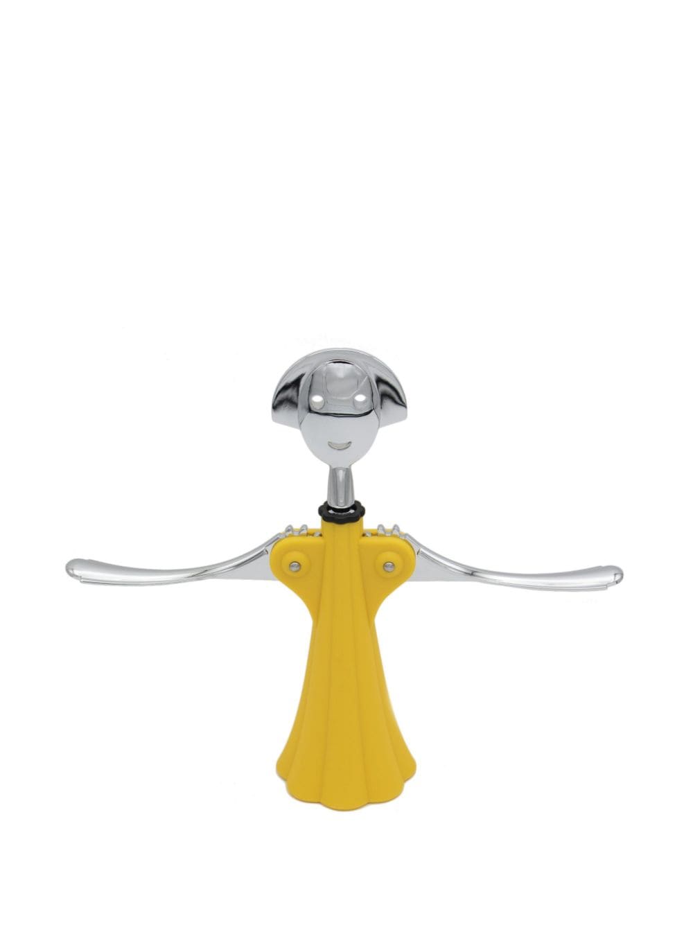 Shop Alessi Anna G Bottle Opener In Yellow