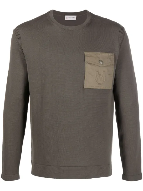 Moncler jumper clearance grey