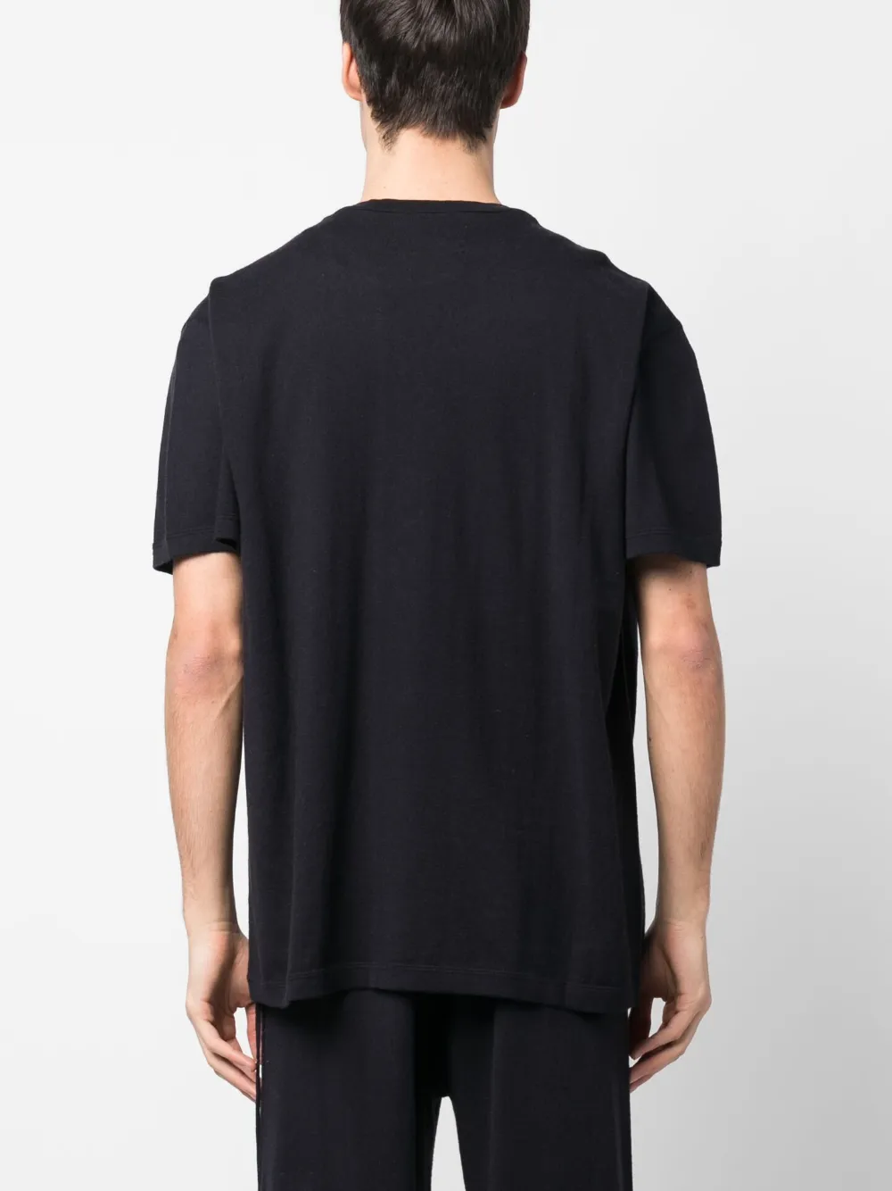 Extreme Cashmere Classic Cotton-cashmere T-shirt In Blue
