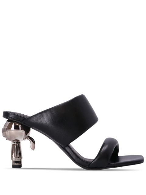 Karl Lagerfeld Ikon-heel double-strap mules