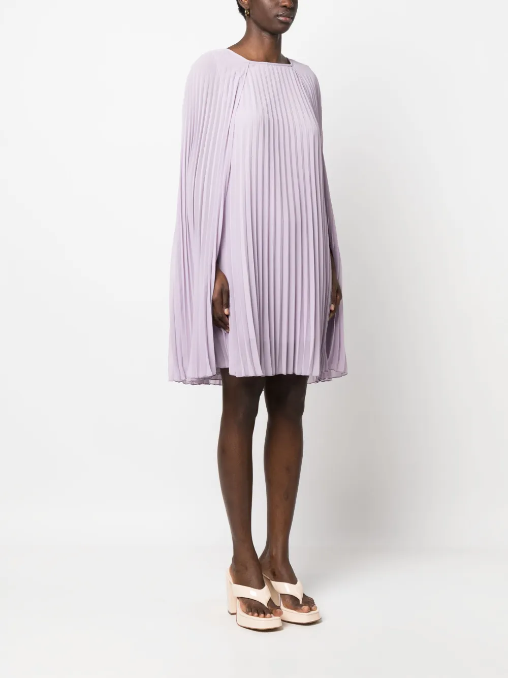 JAMEEL CAPE AND DRESS - PURPLE main image 0