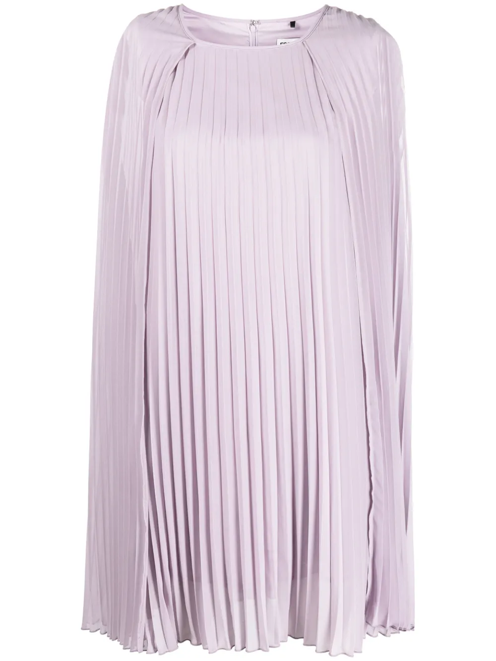 Essentiel Antwerp Dartha Pleated Cape Dress In Purple ModeSens
