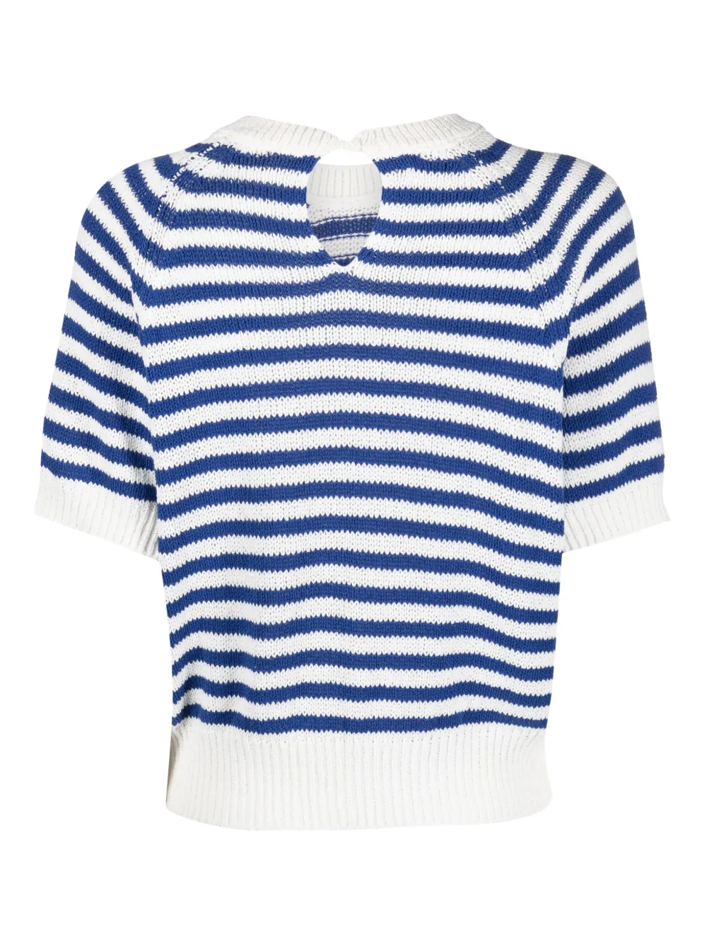 Bimba y Lola Gebreide top - Blauw