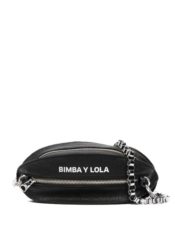 Bimba y Lola Large logo-patch Bucket Bag - Farfetch