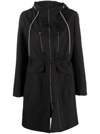 Bimba y Lola Hooded Trench Coat Farfetch